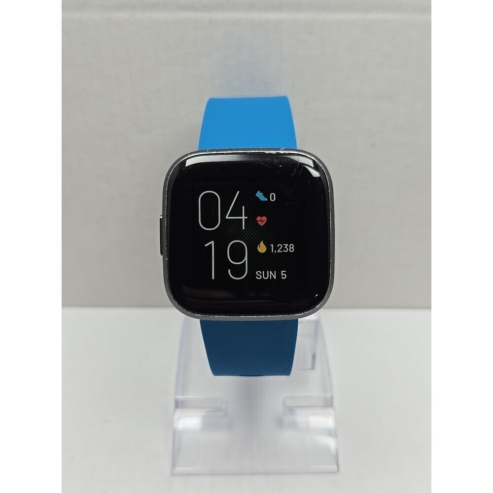 Fitbit Versa 2 Smartwatch Gray 40mm Alexa WR50M Always On Display W/ Charger